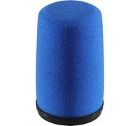 AURAY High-Density Foam Replacement Windscreen Compatible with Shure SM7 Microphones - Blue, Reduces Plosives & Breath Noise w/Snap-On Design - Perfect for Studio Recording, Broadcasting, Podcasting