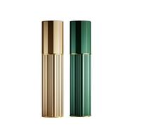 Aurdox Perfume Atomiser, Refillable & Portable Perfume Bottle for Travel, 5ml Small Spray Bottles with Bottom Pump, Dispensers for Women and Men, Leaking Proof and Luxurious Design(Gold & Green)