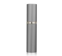 Aurdox Perfume Atomiser, Refillable & Portable Perfume Bottle for Travel, 5ml Small Spray Bottles with Bottom Pump, Dispensers for Women and Men, Leaking Proof and Luxurious Design(Grey)