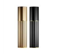 Aurdox Perfume Atomiser, Refillable & Portable Perfume Bottle for Travel, 5ml Small Spray Bottles with Bottom Pump, Dispensers for Women and Men, Leaking Proof and Luxurious Design(Black & Gold)