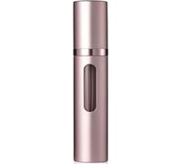 Aurdox Perfume Atomiser, Refillable & Portable Perfume Bottle for Travel, 8ml Small Spray Bottles with Bottom Pump and Visible Window, Dispenser Atomizer for Women and Men, Leaking Proof (Pink)