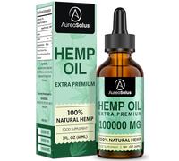 AureaSalus Premium Natural Oil 100000mg, 100% Natural Ingredients, Enrich Omega 3-6-9, Improve Sleep, GMO-Free (60 ml (Pack of 1))