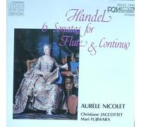 Aurele Nicolet - George Frideric Handel: 6 Sonatas for Flute and Continuo (UK Import)
