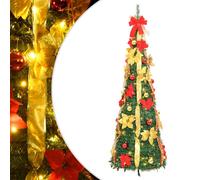 aurelia 120cm artificial christmas tree with 50 leds - multicolour
