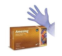 Aurelia Amazing Blue Powder Free Large Nitrile Gloves 300 - PACK 10