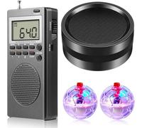 Aurelicxy 4 Piece Device Kit with 2 LED Cat Balls 1 Radio Paranormal Device Kit for Home Office Outdoor