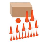 Aurelicxy Hydraulic Oil Service 17 PCS Rubber Plugs Set- Universal Drip Stopper Proof Hose Plug Kits for Irrigation Systems Lines