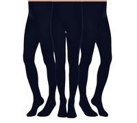 Aurellie 3 PAIRS Girls Opaque Plain School Tights 20,60,80,100 denier 9-16 Years
