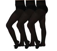 Aurellie Girls Opaque Plain School Tights 20,60,80,100 denier 9-16 Years packs of 3