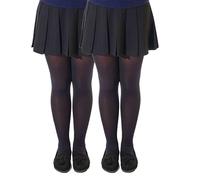 Aurellie Girls Opaque School Uniform Tights 9-16 Years