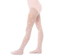Aurellie Sheer Girls Tights White with patterns Holy Communion Special Occasion Bridesmaid
