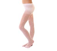 Aurellie Sheer Girls Tights White with patterns Holy Communion Special Occasion Bridesmaid