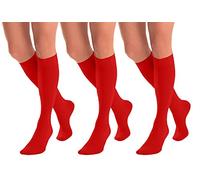 Aurellie women microfiber opaque knee high socks pakcs of 3 and 5