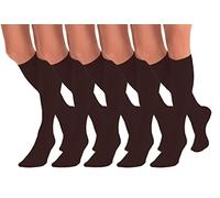 Aurellie women microfiber opaque knee high socks pakcs of 3 and 5