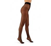 Aurellie Women's Patterned Sheer Tights Collection Dots Stars Mock Overknees (UK sizes 6-14)