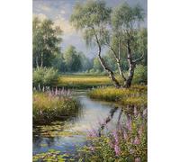Auremi Nature Diamond Painting Kits,5D Landscape Diamond Art Painting Kits for Adults Full Drill Crystal Picture Art Kits for Beginners for Home 11.8x15.7 in