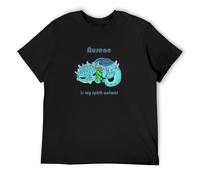 Aurene is My Spirit Animal Guild Wars 2 Dragon Asura Human Action Games T-Shirt Mens Black Tees Unisex Shirt L