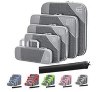 Aurenis - Die Komprimierbare Tasche，Koffer Organizer Kompression,Kompressionsbeutel Reise, 6er-Set KompressionspackwüRfel, Wasserdichtes PackwüRfel-Koffer-Organizer-Set, Platzsparend,Tragbar (1PC-B)
