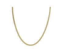 Aureus 9ct Bonded Gold On Sterling Silver Curb Chain - 18in - R6005