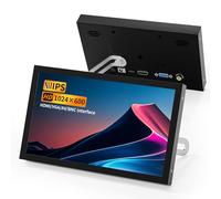 Aurevita 7 Inch Mini Monitor HDMI, Portable Vga Monitor with AV BNC 1024×600 LCD Screen with Built-in Speakers, 178° View Angle IPS, Multi-Function Mini Small Display for Raspberry Pi PC/TV/DVD/CVBS
