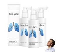 Aurevix Lung Spray, Herbal Spray Cleansing Lung, Herbal Lung Cleanse Mist, Natural Cleanse Breathe Sprays, Powerful Lungs Support & Cleanse, Easy to Carry (3pcs)