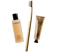 AUREZZI - Travel Trio Gold - White bristles - Oral Care