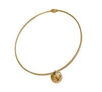 Aurgiarm Love Heart Sphere Pendant Necklace Snake Bone Chain Choker Women Accessories Daily Fashion Jewelry
