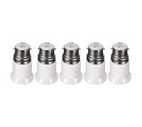 Aurgiarme 1/5pcs B22 To E27 Converter Small Screw To Large Lamp Socket Adapter Bayonets To Holder Set For Bulb Lamp Socket