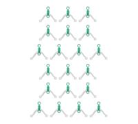 Aurgiarme 10/20Pcs Subline Splitter Anti Entanglements Fishing Tackle Tying Tool Fishing Line Space Bifurcation Swivels Contactor Contactor
