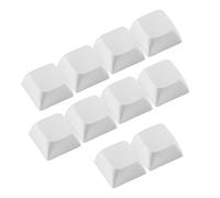 Aurgiarme 10PCs PBT Blank Keycaps ForMX Switches Mechanical Keyboard Installation 1U XDA2 Height Keycaps XDA2 Keycaps