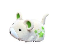 Aurgiarme Auto Moving Plush Hamster Cats Chasing Toy Simulated Action Interactive Indoor Exercise Device for Table Floor Cats Exercise Toy