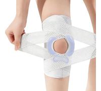 Aurgiarme Brace Kneepad for Men and Women | Protective Guard for Daily Exercise and Physical Fitness, Soft Polyester Fabric Fit Secure with Better Joint