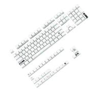 Aurgiarme Double Shot PBT CherryProfile Backlit Keycap DyeSub Thermal Print Keycaps Oil Proof For Gaming Keyboard Caps 108/135PCS Textured Keycaps