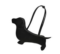 Aurgiarme Elegant PU Leather Underarm Bag Dachshund Shoulder Bags Casual Handbag for Pet Enthusiasts and Trendsetters Fashionable Dog Purse