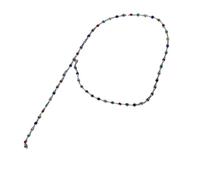 [Aurgiarme] Exquisite Beaded Necklace Handmade Chain Jewelry Neck Jewelry Beads Jewelry Gems for Women and Girls