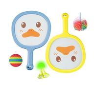 Aurgiarme Multifunctional Childrens Racquet Sports With Practice Balls For Developing Motor Skills Through Playtimes Activity Indoor Outdoor Sports Rackets Set
