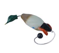 Aurgiarme Pet Teething Toy Simulations Duck Shape Chew Toy Squeaky Toy Discourage Destructive Behavior Dog