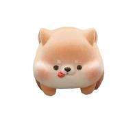 Aurgiarme Plush Animal Figurine Toy Enameled Furry Miniature Animal Table Ornament For Computer Monitor Car Office Desk Decoration Plush Desk Decoration