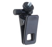 Aurgiarme Portable Selfie Fill Light Clip Camera Flashing Holder 1/4 Screw Mount Universally Photography Lamp Mount Clamp Tripod Adapter Cellphone Holder Clip Camera Bracket