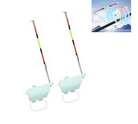 Aurgiarme Rod Alerts with High Sensitivity LED Light Sound Multi-Rod | High Sensitivity Electronic Alarms Device with LED Light and Sound for Night Fishing Float Bites Alerts