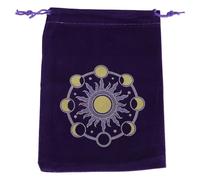 Aurgiarme Tarot Oracles Card Storage Bag Jewelry Dices Pouches Velvets Drawstrings Bag Divinations Accessory for Tarot Enthusiasts Velvets Jewelry Pouches Playings Cards Storage Protective Bag