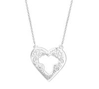 [Aurgiarme] Unique Necklace Oil Drops and Heart Pendant Legant Neck Chain Neck Jewelry for Party Gathering