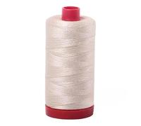 Aurifil 12wt Cotton Thread - Light Beige #2310 (356 yd) - 100% Egyptian Cotton - Ideal for Hand Embroidery, Quilting, Topstitching, Decorative Sewing - Made in Italy