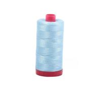 Aurifil 12wt Cotton Thread - Light Turquoise #2805 (386 yd) - 100% Egyptian Cotton - Ideal for Hand Embroidery, Quilting, Topstitching, Decorative Sewing - Made in Italy