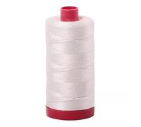 Aurifil 12wt Cotton Thread - Muslin #2311 (356 yd) - 100% Egyptian Cotton - Ideal for Hand Embroidery, Quilting, Topstitching, Decorative Sewing - Made in Italy