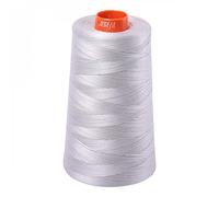 Aurifil 2615 Mako 50 Wt 100% Cotton Thread, 6,452 Yard Cone Aluminum
