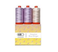 Aurifil 50wt Cotton Color Builder Thread Collection-Hawaiian Blue Ginger