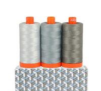 Aurifil 50wt Cotton Color Builder Thread Collection-Milan Grey