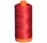 Aurifil 50wt Mako Cotton Thread 1,422 Yards - Red A1050-2250