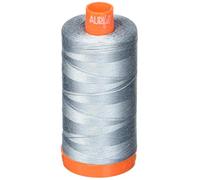 Aurifil A1050-2610 Mako Cotton Thread Solid 50WT 1422Yds Light Blue Grey